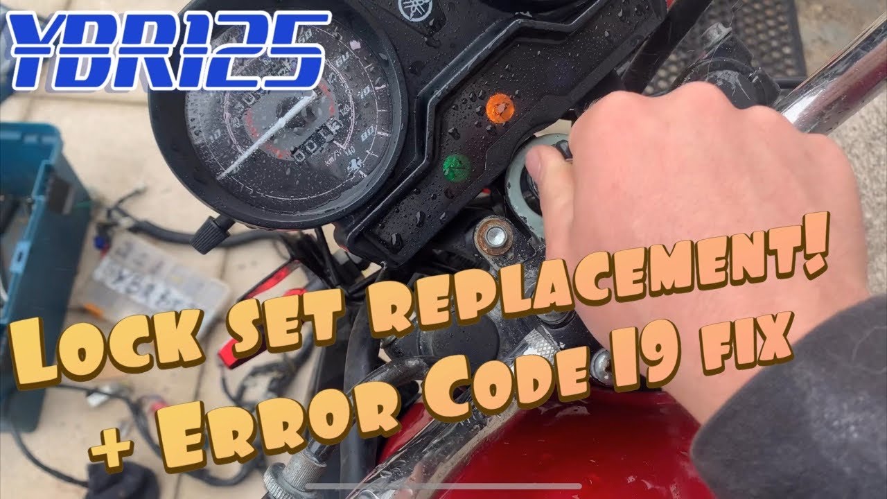 Ignition Lock Set Replacement & FREE Code 19 Fix! - Yamaha YBR125