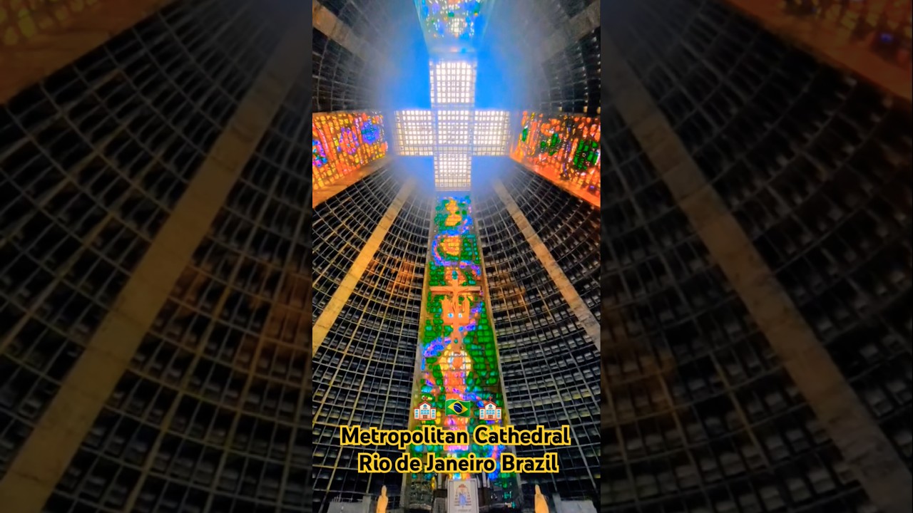 Metropolitan Cathedral of Rio de Janeiro 🇧🇷 Catedral Metropolitana de Sao Sebastiao - Brazil S.A.