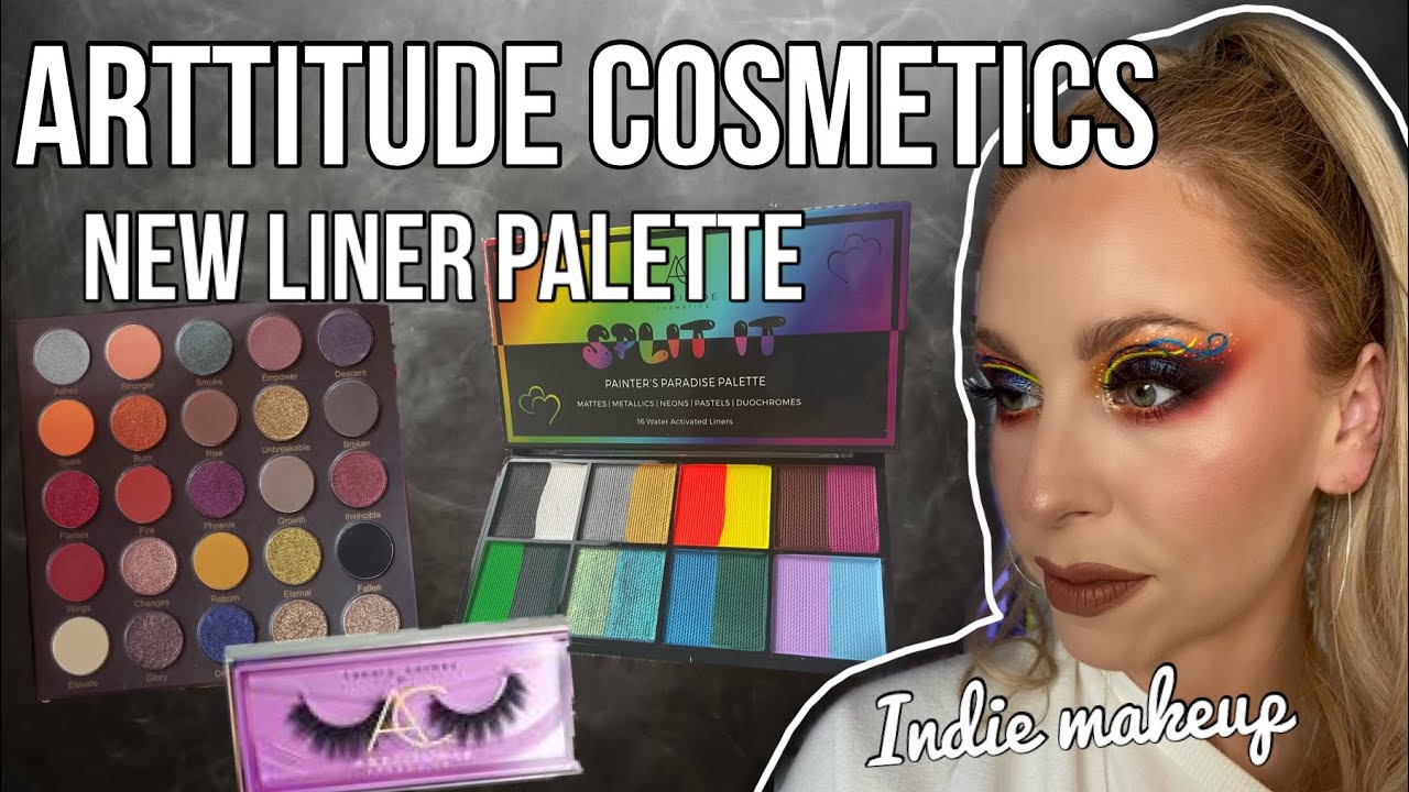 SMALL UK INDIE BRAND || Arttitude Cosmetics | NEW cake liner palette & more