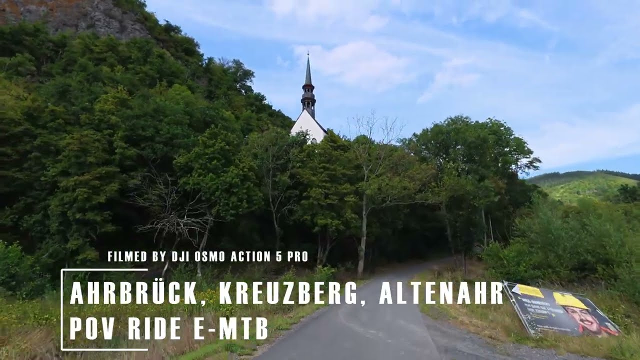 POV E-Bike Ride in the Ahrtal | Ahrbrück – Kreuzberg – Altenahr | DJI Osmo Action 5 Pro