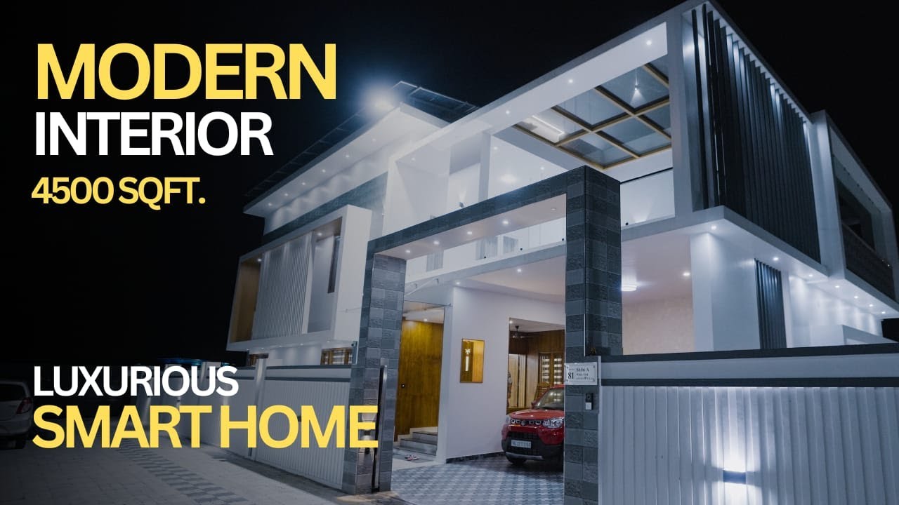 Modern Trending Interior Design | SMART HOME | 4500 sq.ft | PART 2 | Kerala Home Tour | 4 BHK