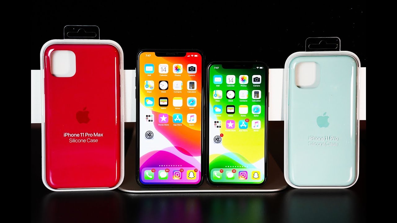 NEW Mid-November Seasonal Silicone Cases for iPhone 11 Pro & iPhone 11 Pro Max (Pomegranate & Beryl)