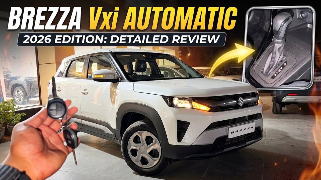 Maruti Suzuki Brezza Facelift Vxi Automatic 2026: Новые функции, цена на дороге и характеристики ?