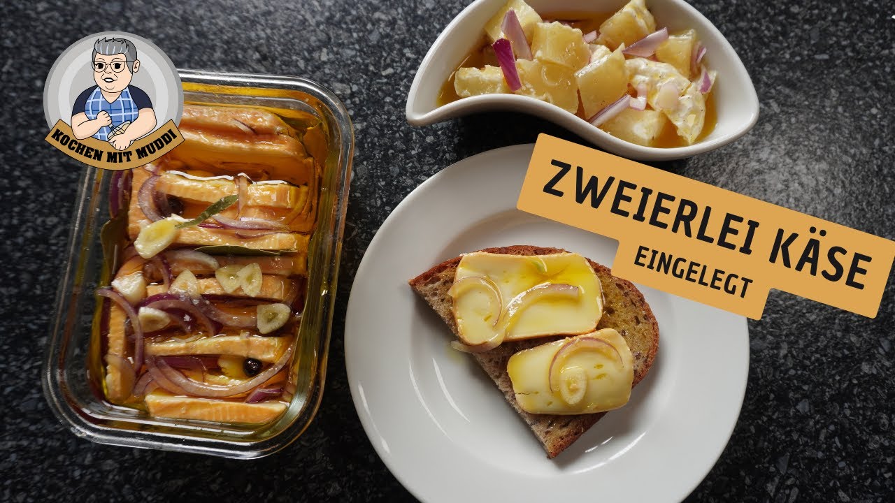 Zweierlei K&auml;se einlegen