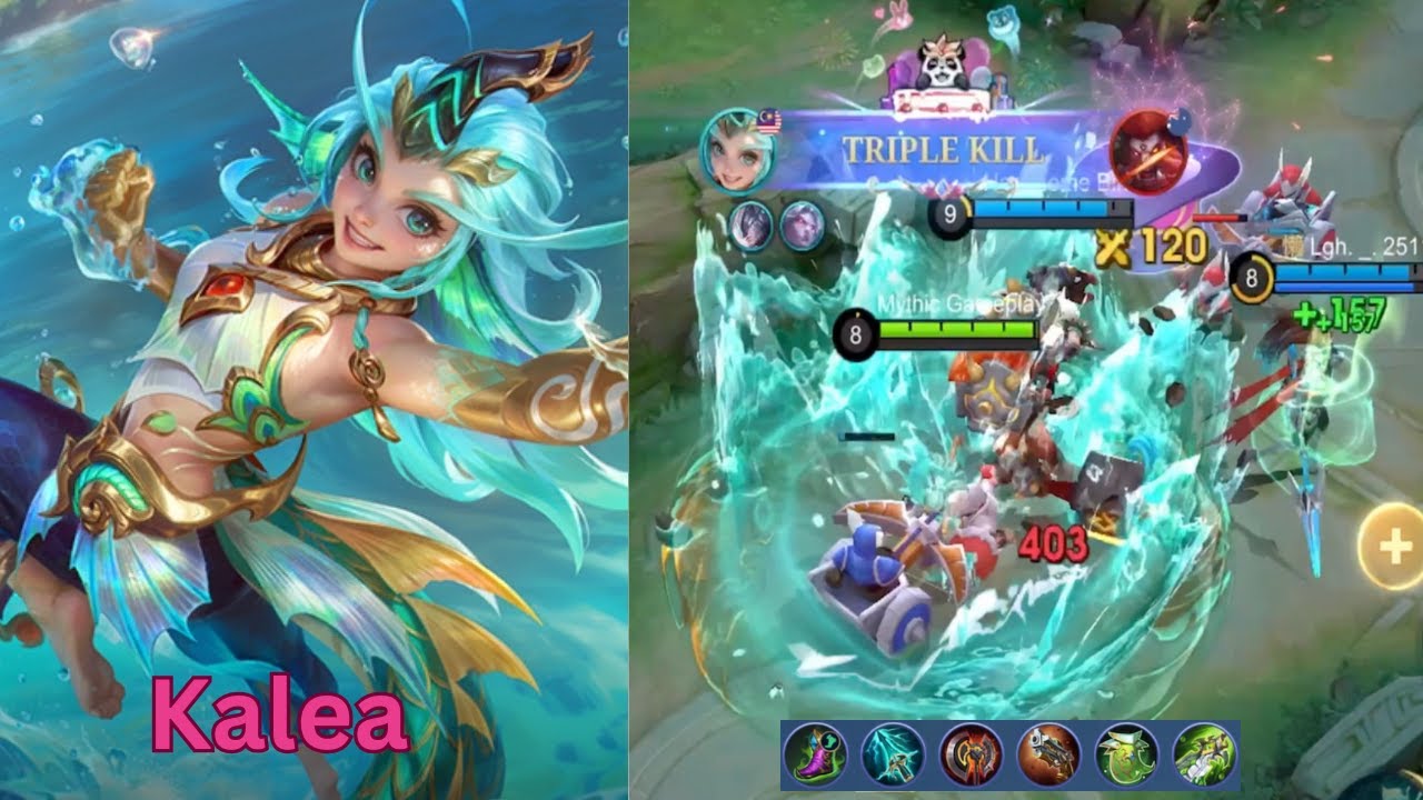 Win Game In 8 Minutes!! New Hero Kalea Top Damage Build - MVP - MLBB