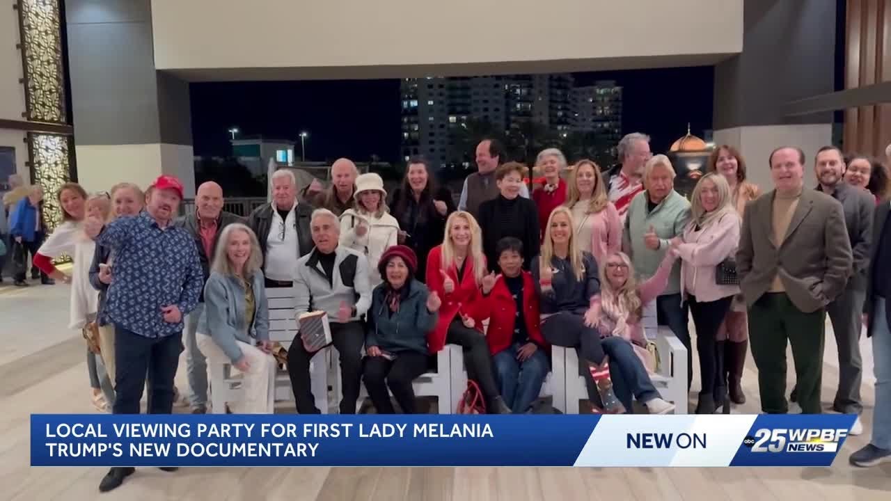 Local viewing party for First Lady Melania Trump's new documentary