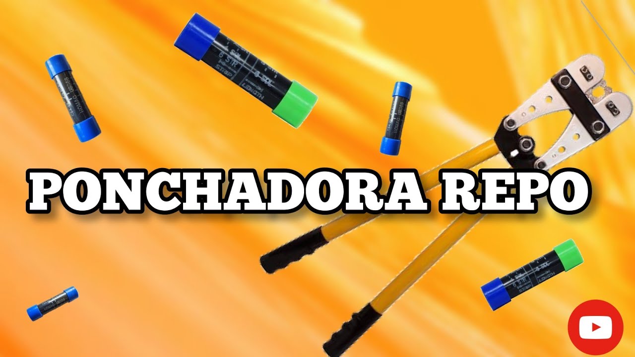 Ponchadora para CONECTORES cilíndricos y TERMINALES