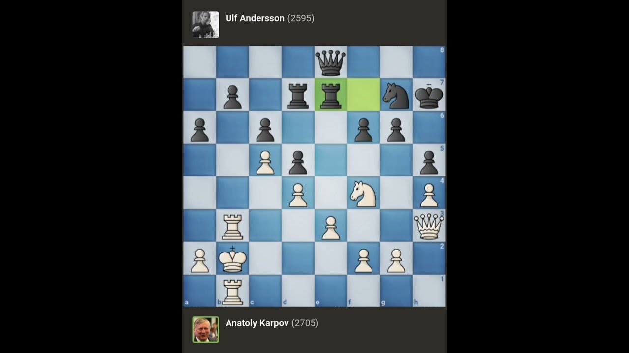 Anatoly Karpov vs Ulf Andersson √ Match 
