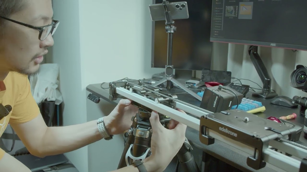 Edelkrone sliderplus v5 custom tune Tension tips Mechanical design demonstration user manual Vibrati