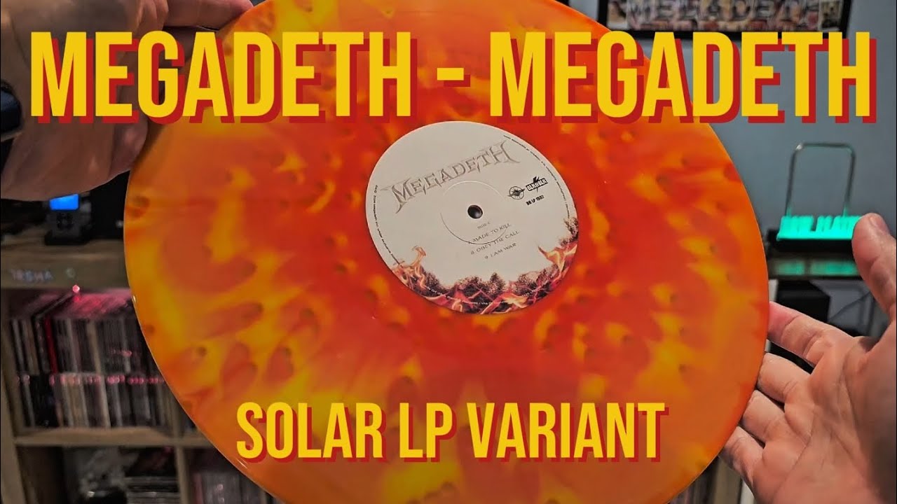 MEGADETH - Megadeth Solar LP Vinyl Variant | Unboxing