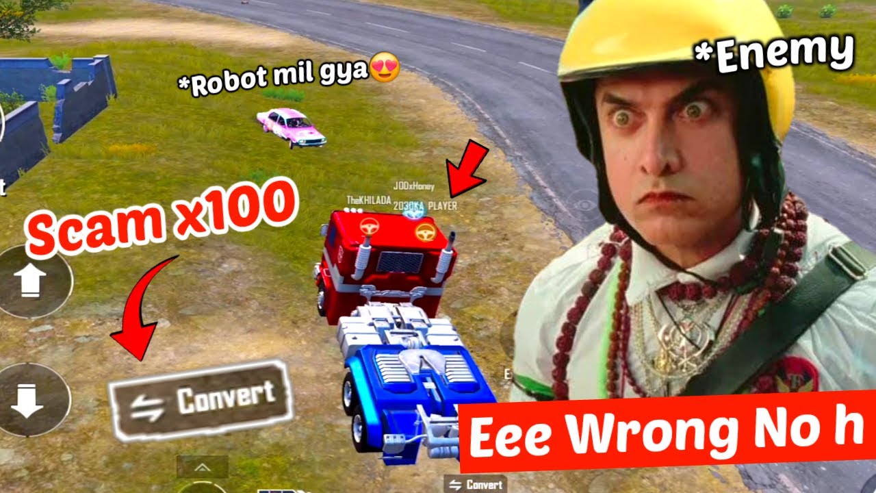 I Used Transformer to Humiliate Enemies in bgmi 🤣 | Next lvl Trolling Enemies 😈