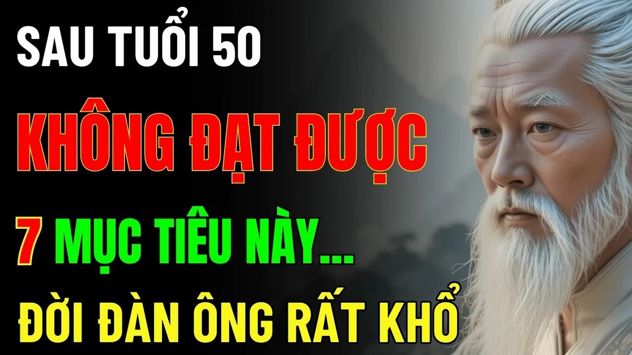 Cổ Nhân Dạy - Đàn Ông Sau 50 Tuổi Không Đạt Được 7 Mục Tiêu Này Thì Hậu Vận Sẽ Rất Khổ