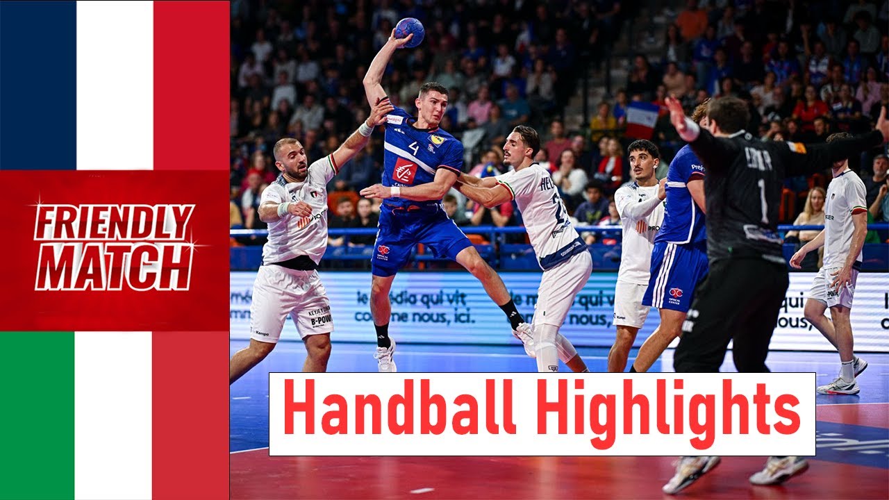 France 🇫🇷 vs Italy 🇮🇹 – Friendly Handball Match Highlights • 2025