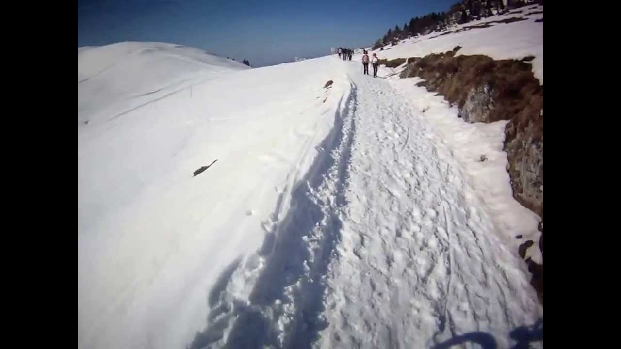 Discesa dal rifugio FARNO 9/3/2014