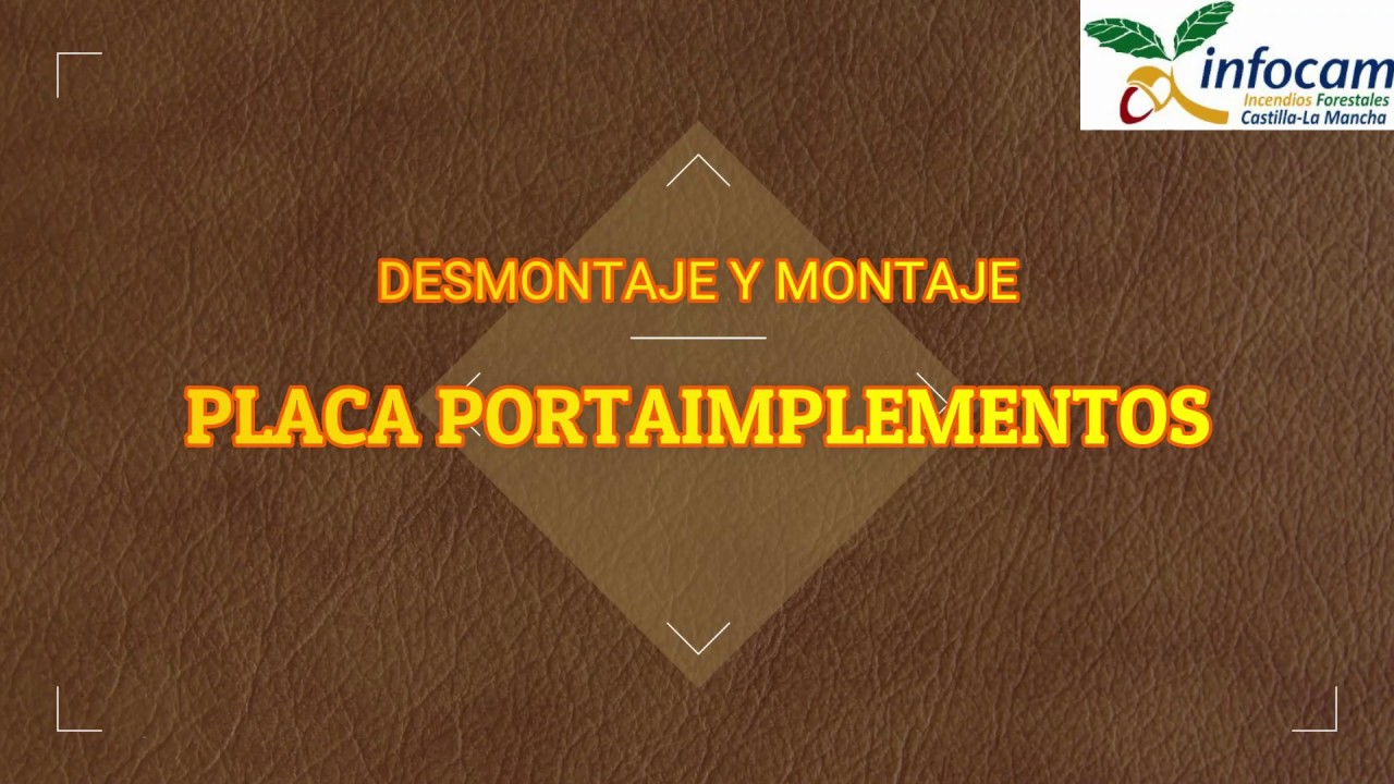 Montaje Placa portaimplementos