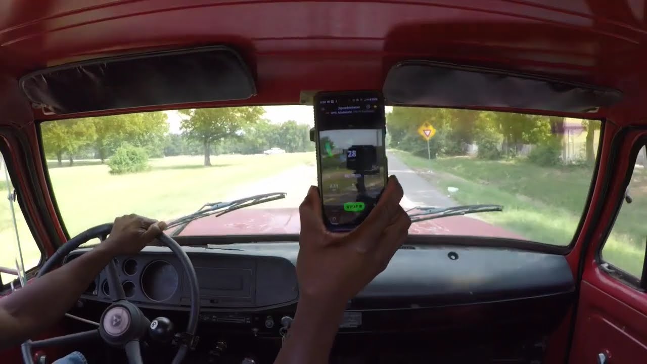 Trying to get my old Dodge tow truck to do 60 mph.