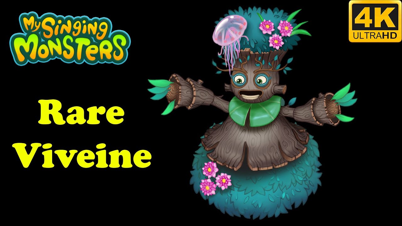 Rare Viveine - Animation / Breeding (My Singing Monsters) 4k