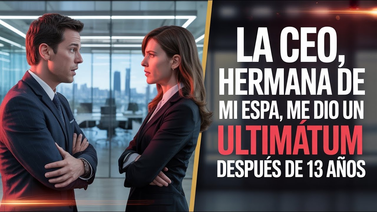 La CEO, hermana de mi esposa, me dio un ultimátum después de 13 años