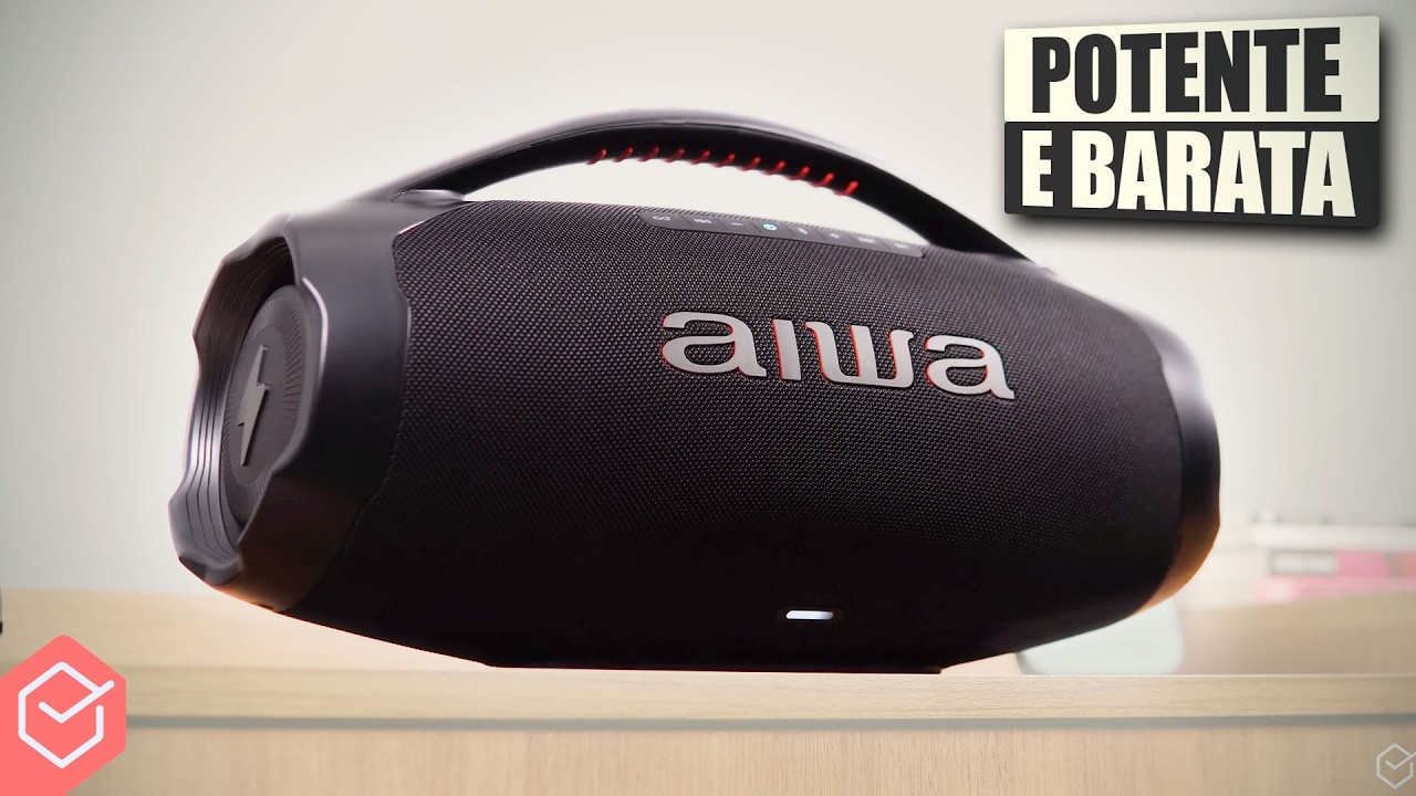MELHOR QUE JBL? AIWA BOOMBOX PLUS // a CAIXA DE SOM 200W CUSTO BENEFÍCIO!