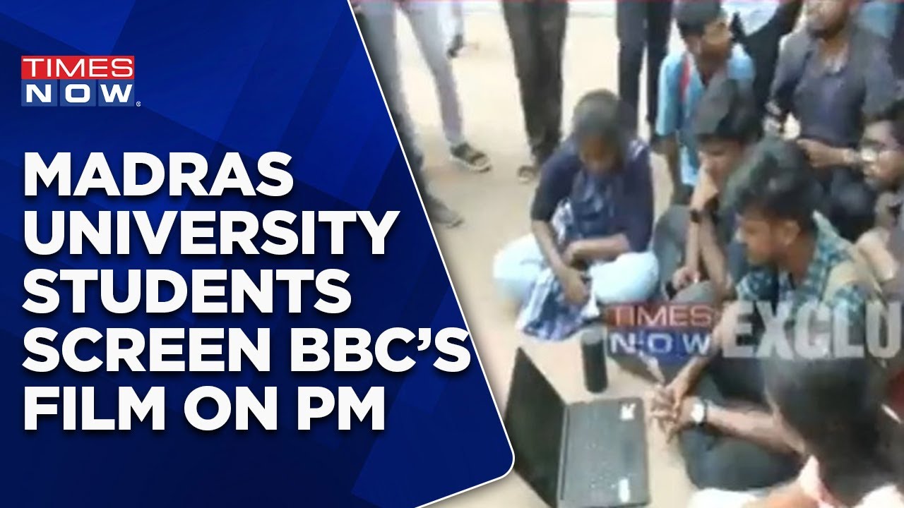 Madras University Students Defy Ban On BBC Documentary On PM Modi; Screens Film On Laptops