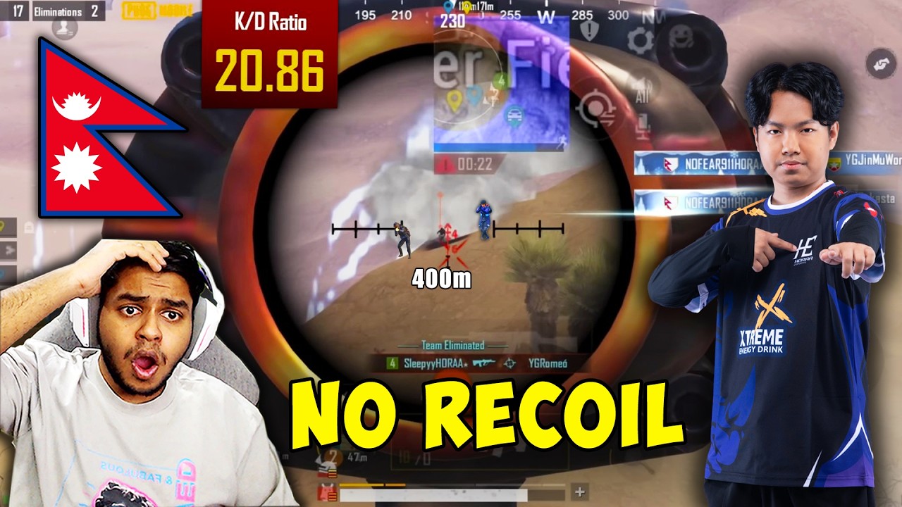 WORLD's RANK 1 INTERNATIONAL PLAYER?? EWC NEPAL SleepyyHORAA BEST Moments in PUBG Moble