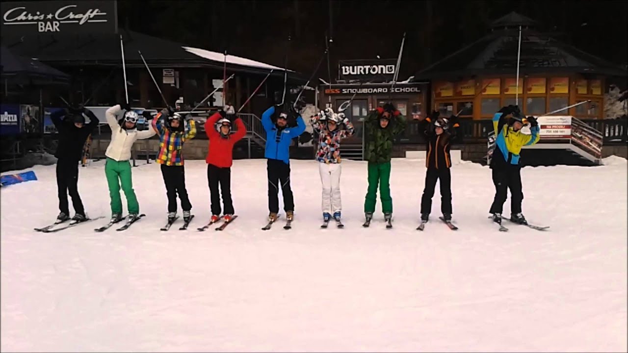 Ski warm up dance :-)