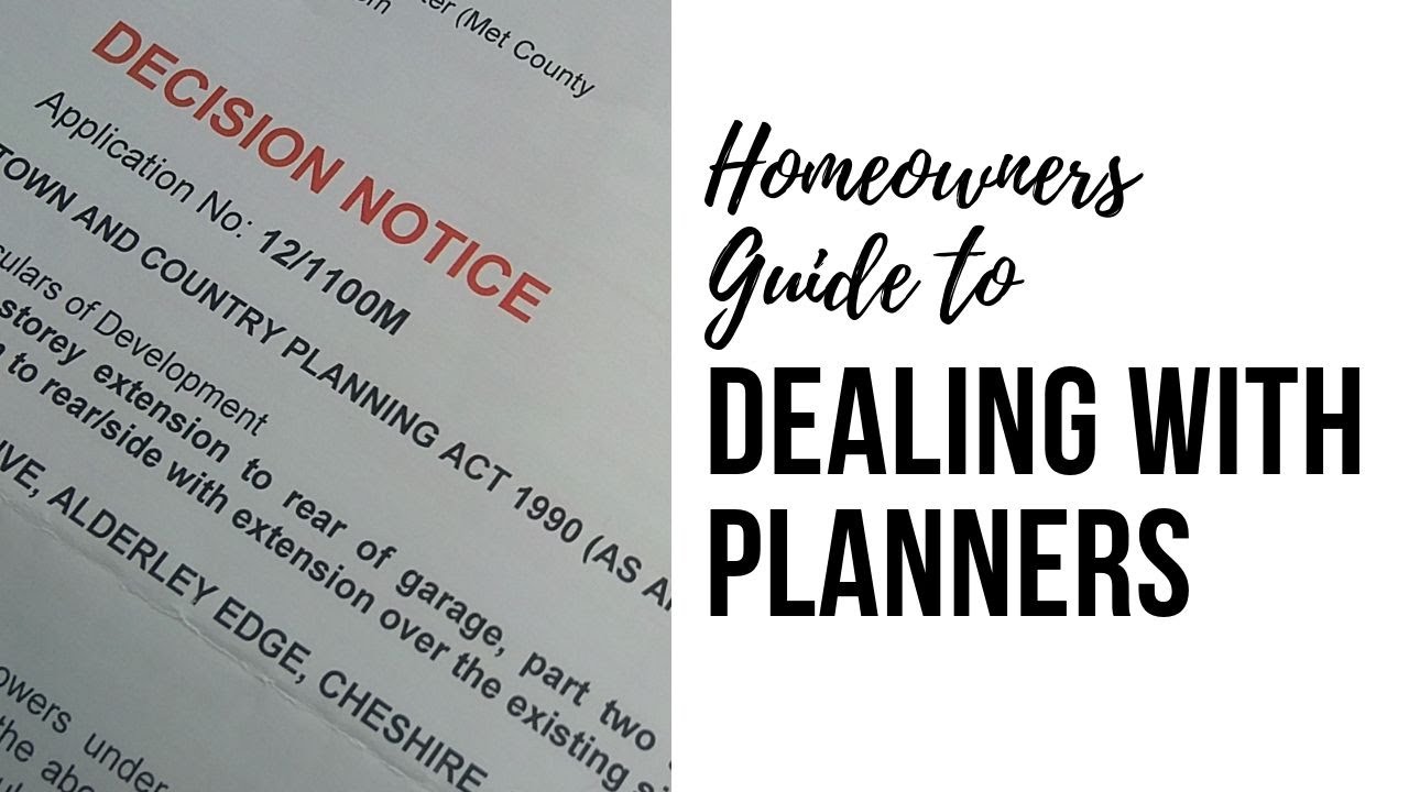 How to deal with planners for a conservation area project