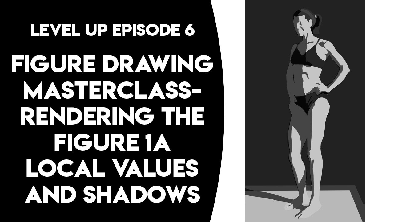 Figure drawing Master Class   Stages 1 and 2 of Rendering The Figure