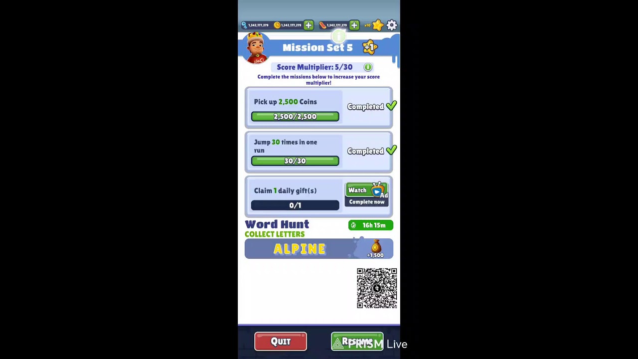Subway surfers Hacker IMPOSSIBLE SCORE 20000000 #subwaysurfers #shorts