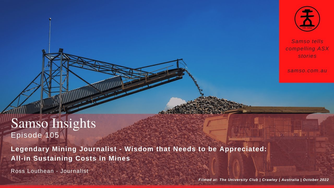 Legendary Mining Journalist - Wisdom that Needs to be Appreciated: All-in Sustaining Costs in Mines