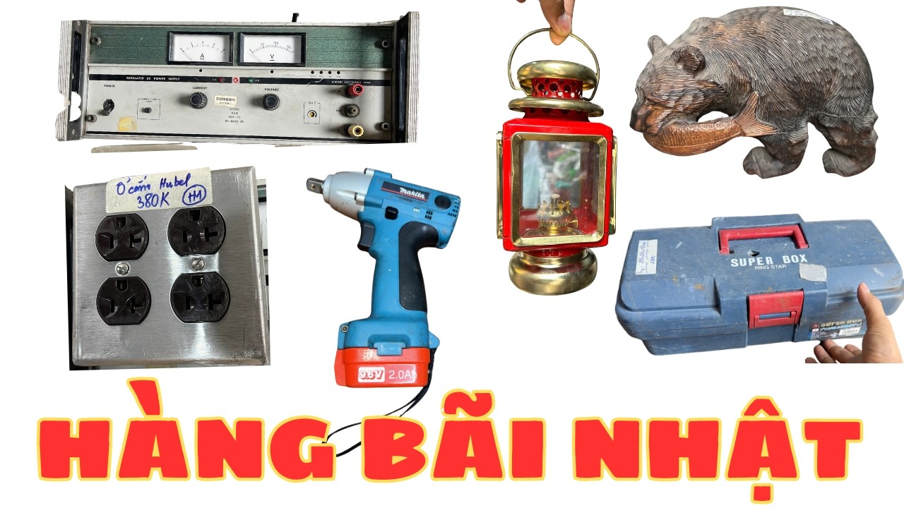Lọc Điện Âm Thanh Nhật Bãi | Tủ Máy Bay | Máy Mài Nhật Bãi