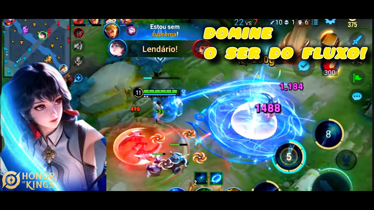 Ser do Fluxo MAGO PRO! ⚡ GUIA COMPLETO + DICAS SECRETAS para DOMINAR no Honor of Kings 🔥