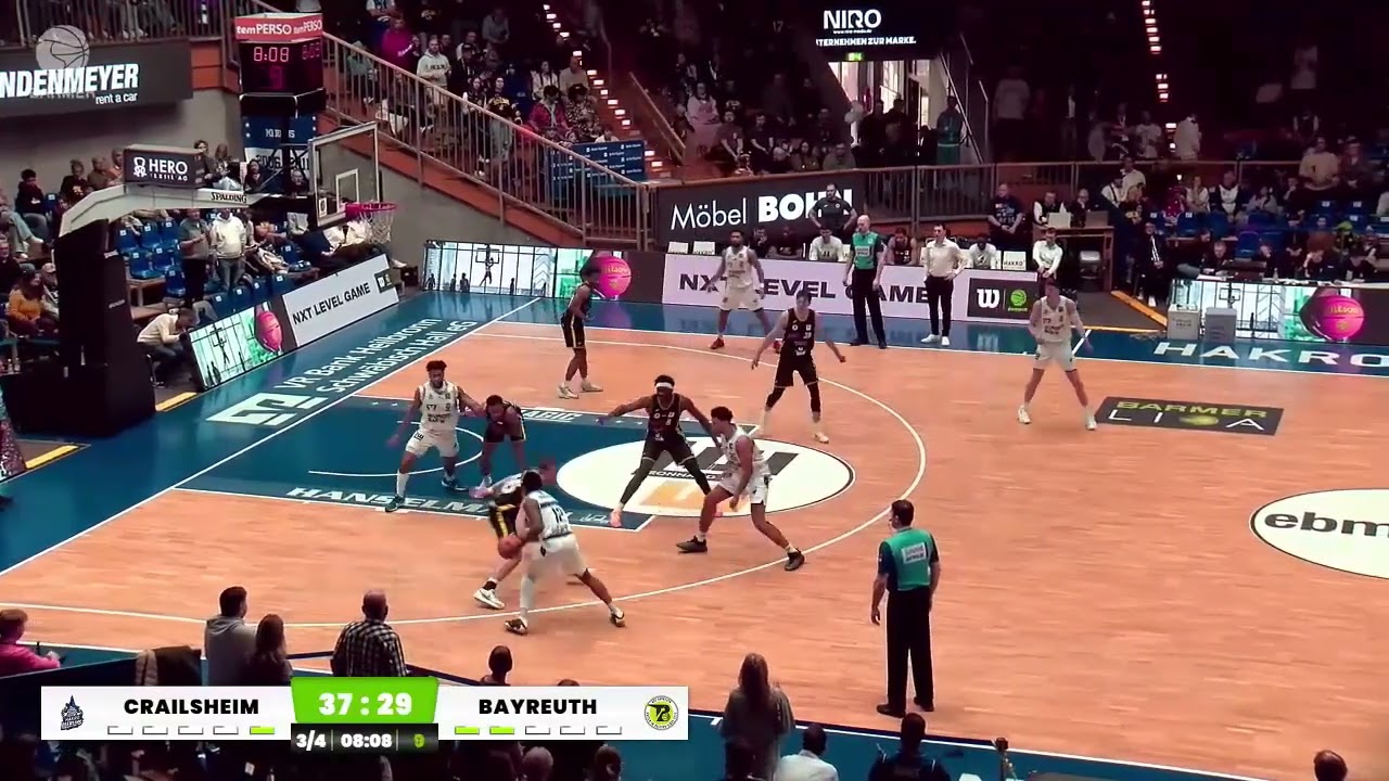 Anthony Gaines erupts for 16 points and 12 rebounds in 🇩🇪 GAINES IS UNREAL!