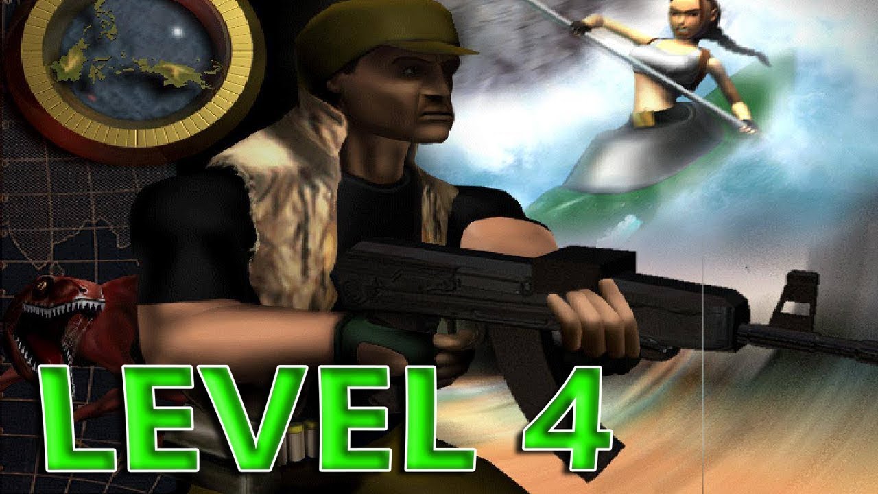 Tomb Raider 3 (PC) 100% Walkthrough South Pacific- Level 4: Temple of Puna