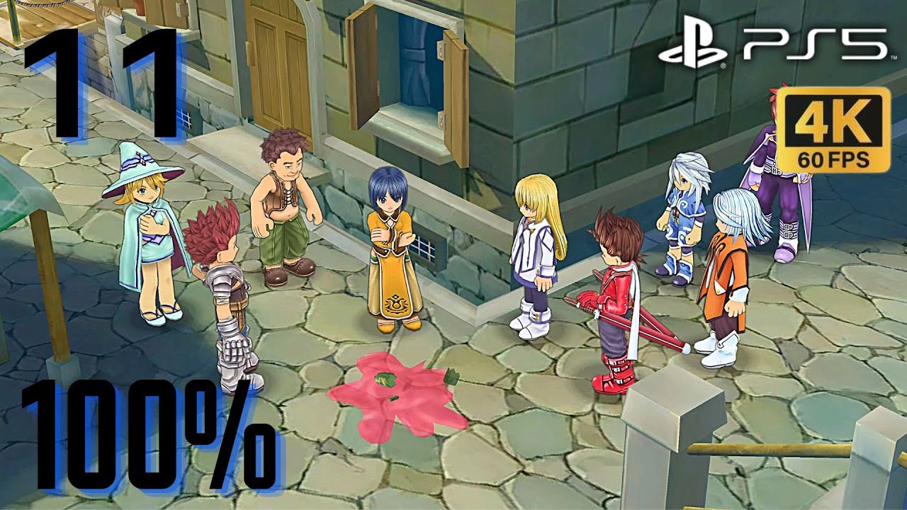 Tales of Symphonia Remastered | Part 11 Palmacosta | Full Playthrough No Commentary PS5