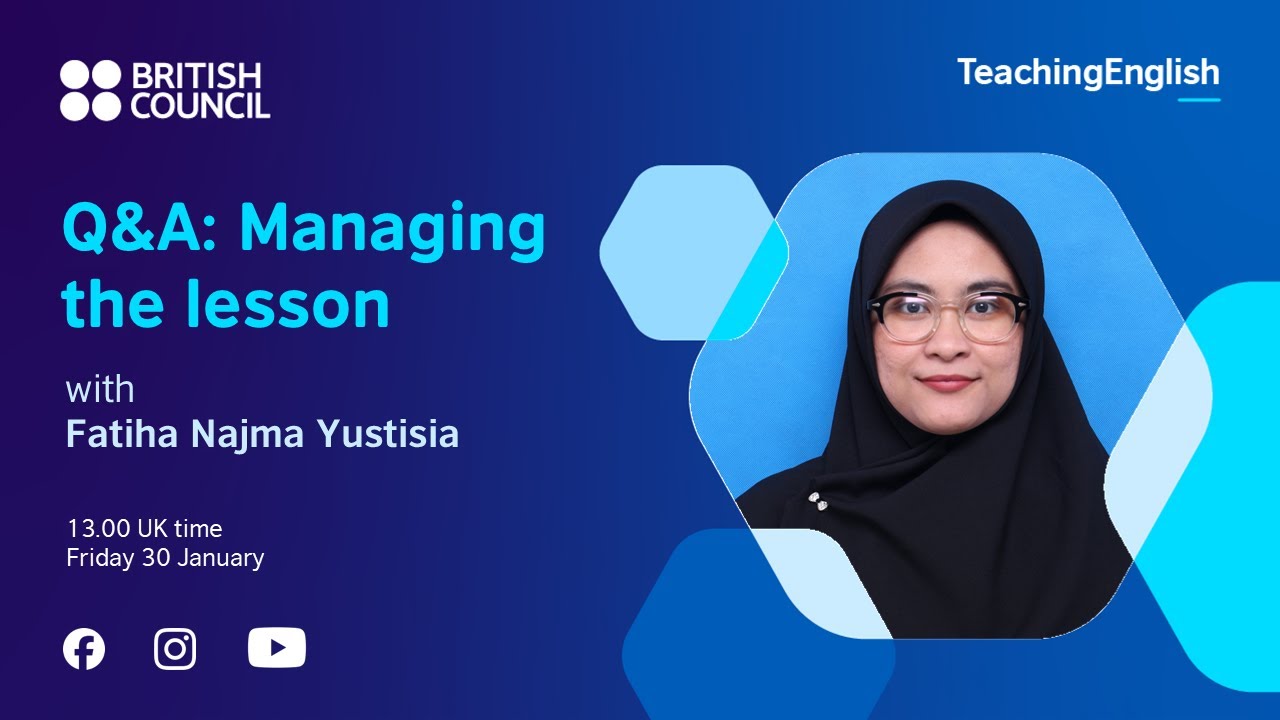 Managing the lesson: Q&A 📱