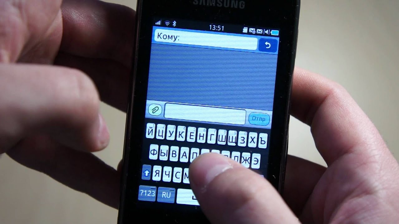Видео Samsung Wave Y S5380