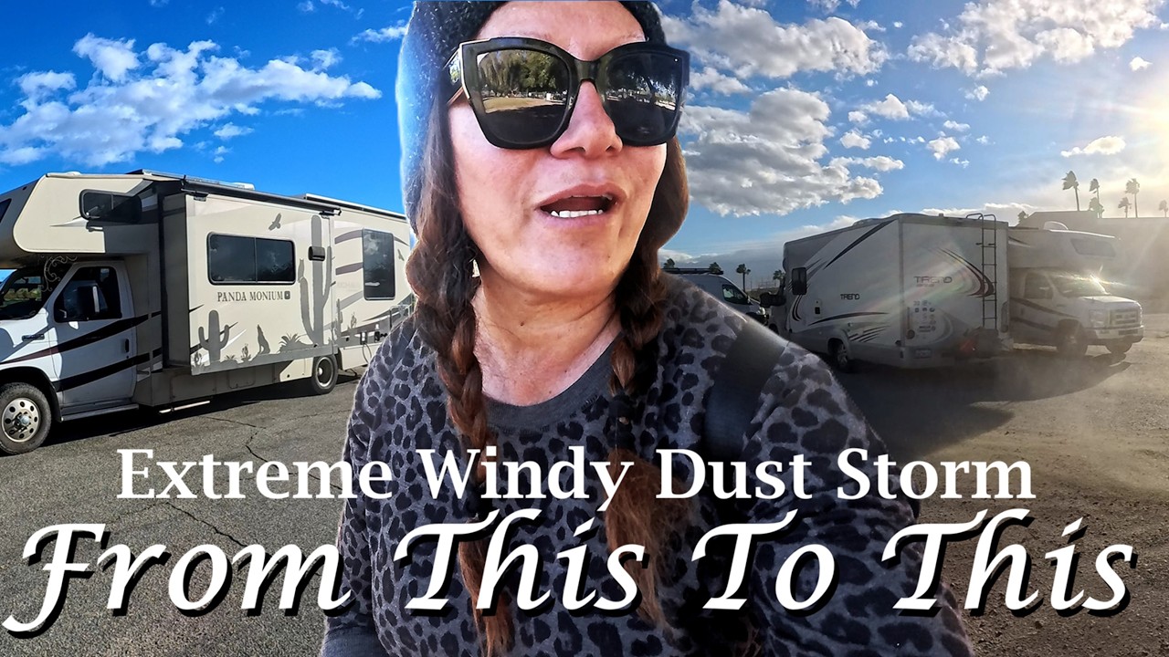 Worst Place We've Ever Boondocked! Haboob Blows in while Casino Camping at Palm Springs