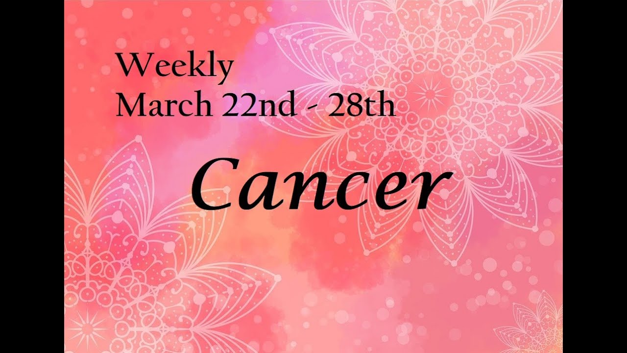 Cancer ♋️An abundant phase is here to stay! #Week #March 22nd - 28th #Tarot #2021