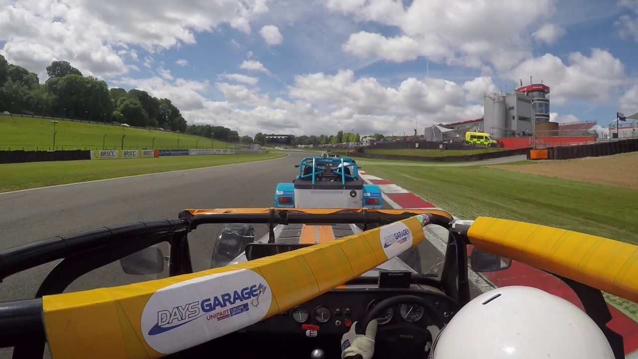 Caterham Roadsport 2017 - Multiple crashes - Brands Hatch - Race 2 - DNF
