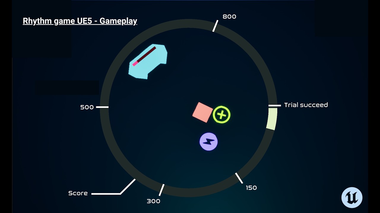 Space Bar Rhythm Gameplay - UE5 Rhythm Game Showcase