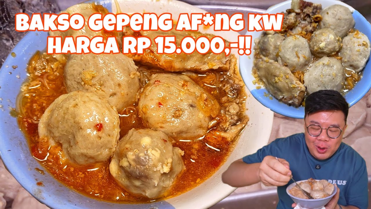 BAKSO GEPENG PALING LARIS DI BEKASI!! HABIS KEBANJIRAN TETEP RAME..