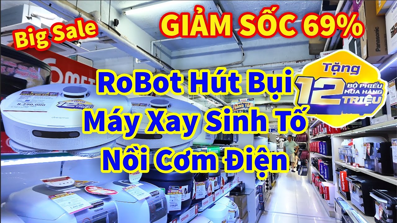 BIG SALE! SIÊU THỊ ĐIỆN MÁY GIẢM 50% TẶNG THÊM 12 TRIỆU++ Các Mặt Hàng Gia Dụng Nhà Bếp || thisaigon