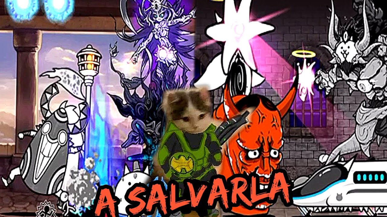 SALVANDO LA TORRE EN MEDIA NOSHE | THE BATTLE CATS