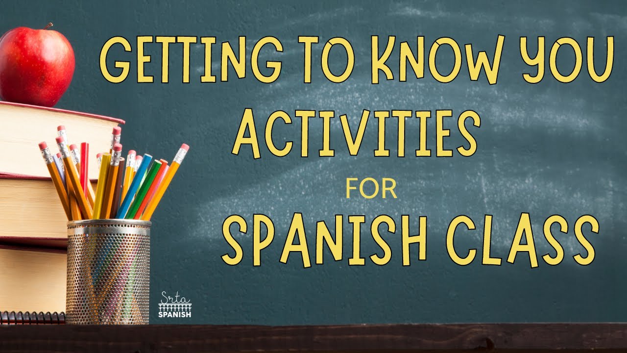 Getting to Know You Activities for Spanish Class | Ice Breaker and First Day of School Activities