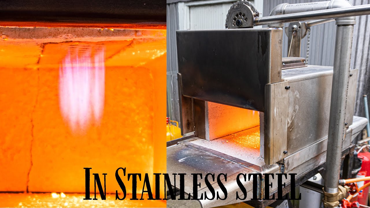 Building a gas forge powered by a ribbon burner