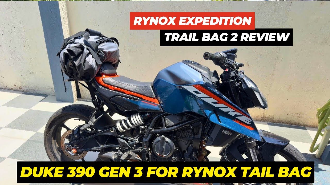 Rynox Expedition Tail Bag 2 for Duke 390 Gen 3