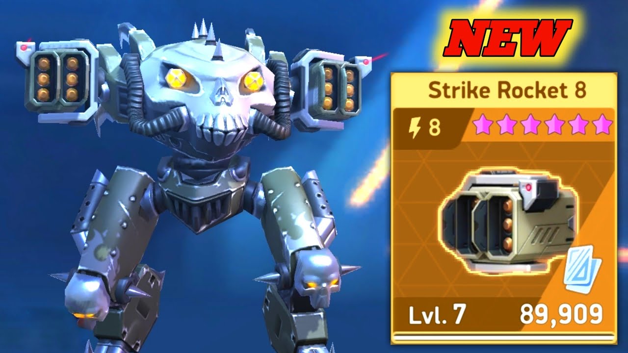 New Strike Rocket 8 Gameplay With Shadow - Mech Arena