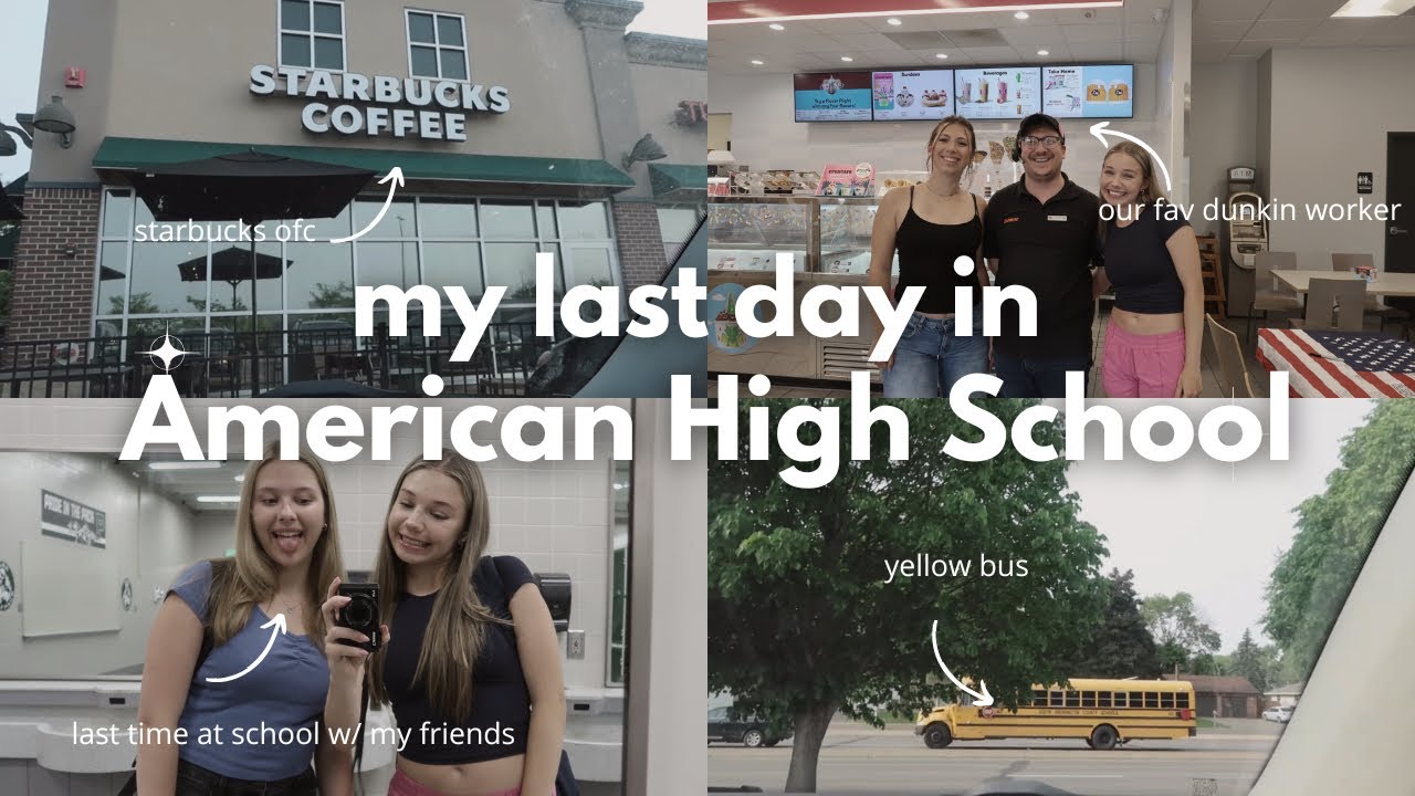 MY LAST DAY IN AMERICAN HIGH SCHOOL || exchange year, USA
