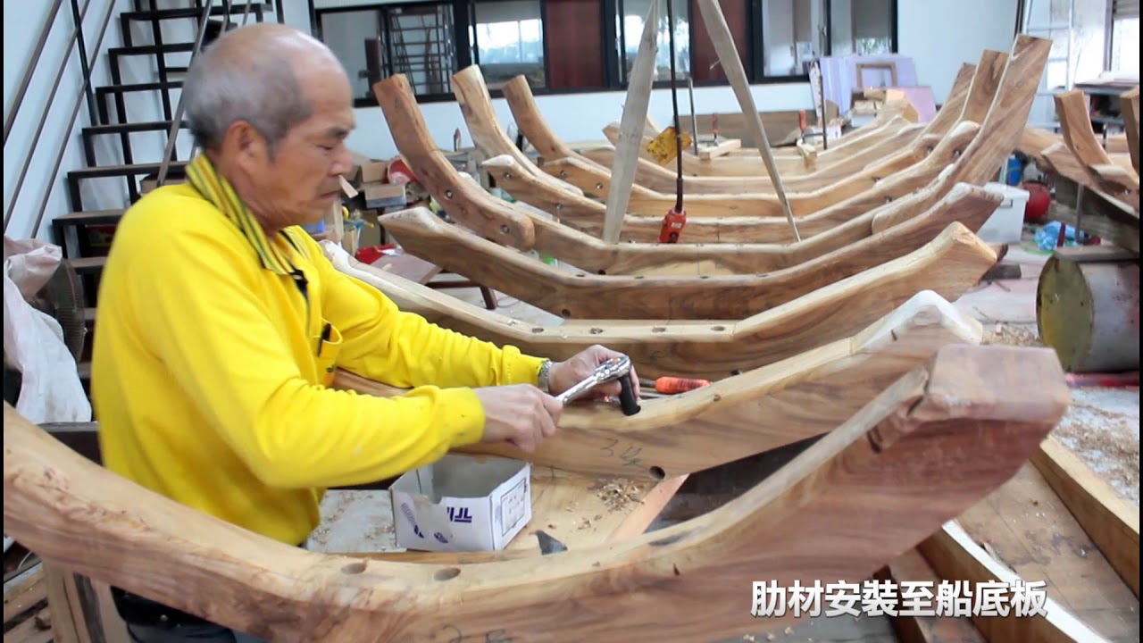 洪全瑞簡介及舢舨船製作過程